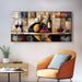 Canvas Wall Art for Living Room Wall Decor for Bedroom Kitchen Wall Decoration Wine Glass Landscape Painting Farmhouse Pictures Artwork Room Aesthetic Home Decor 20X40 In