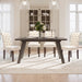 Tufted Dining Chairs Set of 4, Accent Parsons Diner Chair Upholstered Fabric Stylish Kitchen Chairs with Solid Wood Legs and Padded Seat, Beige