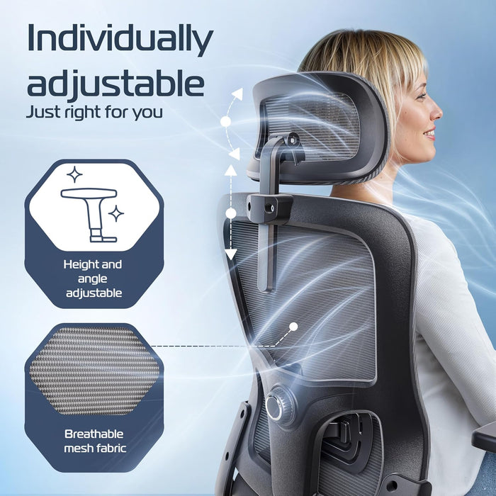 Brightseat Ergonomic Office Chair Black [#1 in Value] Desk Chair