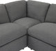 Modern Power Reclining Sectional Sofa with USB