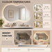 24" X 40" Irregular Backlit Bathroom Mirror, Anti-Fog