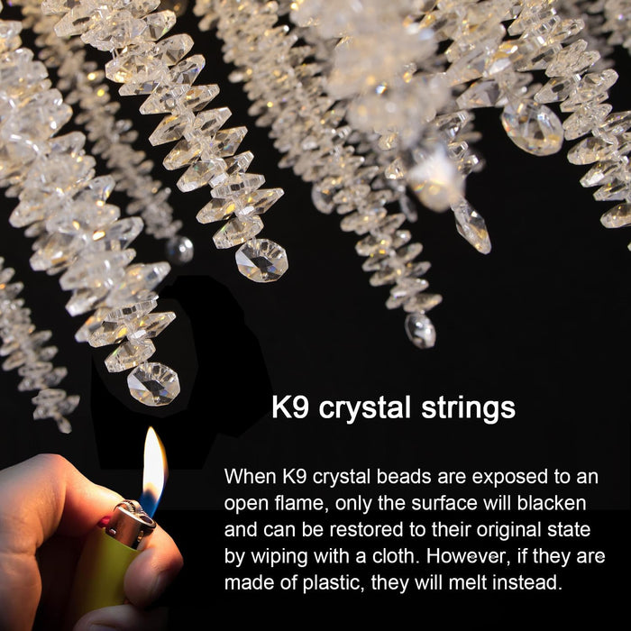 Golden Tree Branch CrystalChandelier 13 Light Pendant