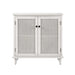Calzada 31.5'' Tall 2 - Rattan Wicker Door Storage Accent Cabinet with Solid Wood Legs