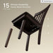 Signature Design by Ashley Hammis Dining Chair, Set of 2, Dark Brown