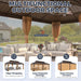 12x20 Ft Hardtop Gazebo MosquitoNetting UVBlocking Curtains