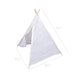 6PK Teepee Tent Kids Indoor Playhouse Girls & Boys Reading Bonding Hideout