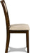 Solid Wood 5-Piece round Dining Set in Cherry Brown