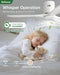 52 Inch Smart Ceiling Fan No Light, Flush Mount Low Profile