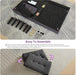 65Inch CharcoalGrey Upholstered ConvertibleSleeper Sofa