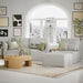 Drew Modular Sectional Sofa with Ottoman by Drew Barrymore, Porcini Taupe