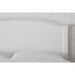 Colemont White Wood Queen Platform Bed with Curved Headboard (61.97 In. W X 48 In. H)