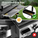 Brand-Man Griddle Grill Combo 6-Burner, 2 in 1 Versatile Propane Gas Grill and Griddle with Double Stainless Steel Lids, BBQ Combo for Outdoor Kitchen & Backyard Barbecue Cooking
