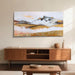 Textured Golden Mountain Wall Art 48"X24", Hand-Painted Heavy Impasto Textured Brushstrokes Wall Decor, Richly Layered Contemporary Artwork for Living Room Home Hallway Office Bedroom Decor