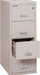 Vertical 4 Drawer Legal Fire Rated File Cabinet, Platinum