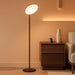 Floor Lamps for Living Room, 69" Tall LED Lamp, 2800LM Standing Lamp Remote & Foot Switch with 1H Timer, 2700-6500K Stepless Dimmable Modern Pole Light for Bedroom, Reading, Black
