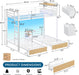 Triple Bunk Bed With BuiltInStorage Shelving White