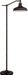 Kayne Rustic Farmhouse Floor Lamp Standing 61" Tall Satin Bronze Metal Downbridge Shade for Living Room Reading Bedroom Office House Home Decor