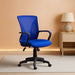 Ergonomic Blue Mesh Office Chair with Armrests