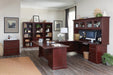 Rich Cherry Finish Heritage Hill Library BookcaseWithAdjustableShelves
