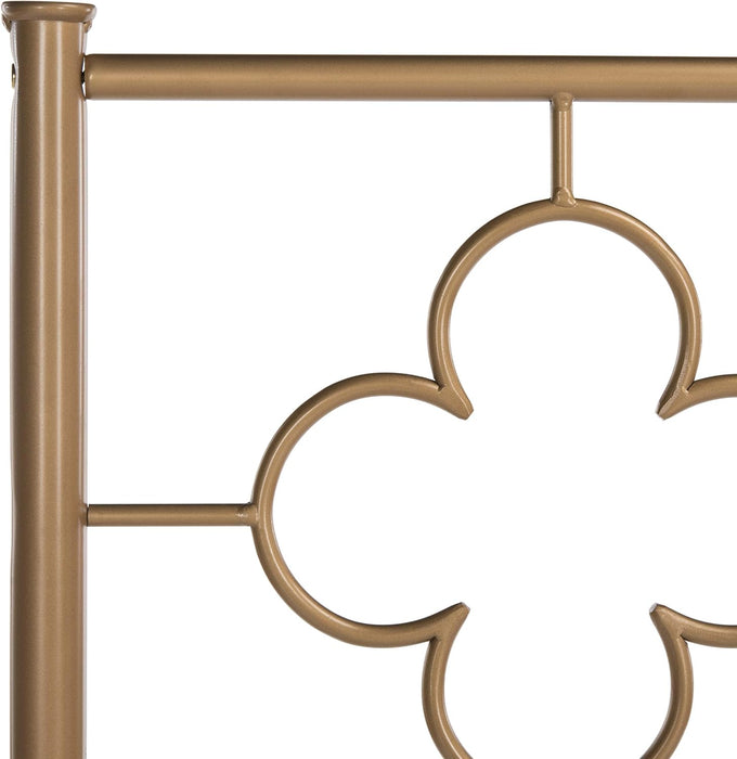 Home Morris Moroccan Antique Gold Bed, Full