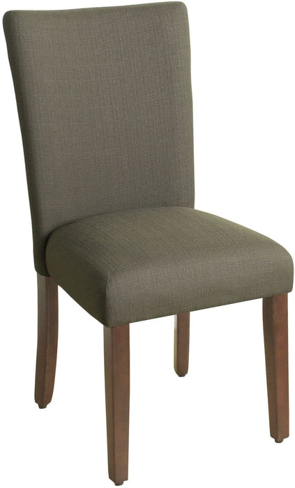 Parsons Classic Upholstered Accent Dining Chair, Single Pack, Brown