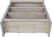 Shaker Solid Wood Bookcase, 36" High, Unfinished