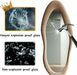 Full Length Mirror, 63" X 24" Wall Mirror, Flannel Wrapped Wooden Frame Floor Mirror, Irregular Wavy Mirror Hanging or Leaning against Wall for Cloakroom/Bedroom/Living Room, Milk Tea