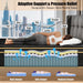 Twin Mattress 10 Inch Twin Size Mattresses in a Box Memory Foam Hybrid Twin Mattress Soft with Individual Pocket Spring for Motion Isolation, Edge Support, Medium Firm