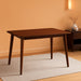 94848 Shaye Dining Table, Walnut, 47.2X29.53X29.13