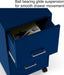 2-Drawer Vertical File Cabinet, Letter Size, Lockable, Blue