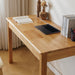 Solid Wood Desk with Drawer (Wood Color, 47.2Inch)