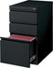 3-Drawer Vertical File Cabinet, Letter Size, Lockable, Black