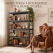 IndustrialGrade 5 Tier HeavyDuty Metal Bookshelf 72InchTall