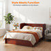 DeepMaroonShade Queen Murphy Bed Easy Assembly System