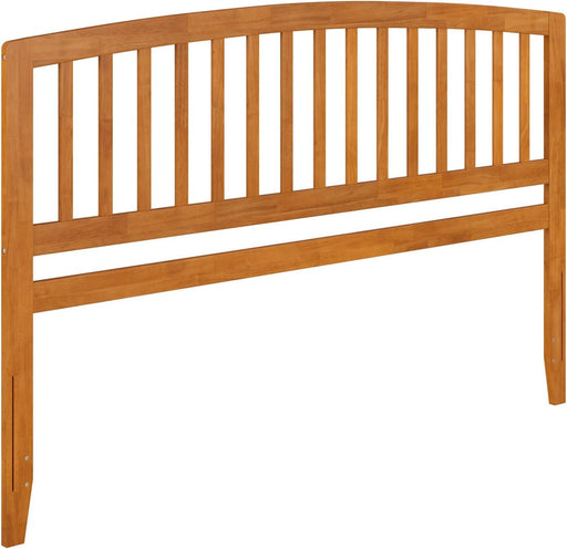 Richmond King Solid Wood Headboard with Attachable Charger in Light Toffee