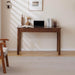 Solid Wood Desk with Drawer (Walnut Color, 47.2Inch)