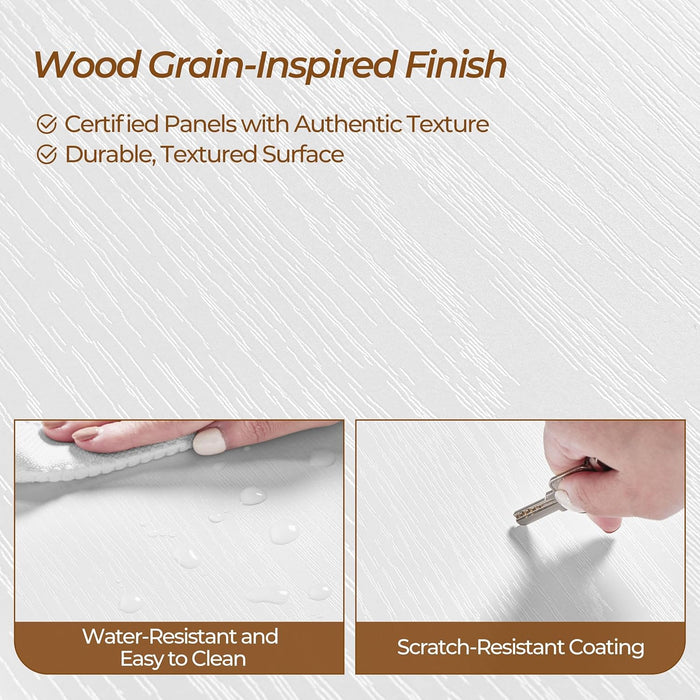 7-Tier Open Bookcase and Bookshelf, Modern Simple Floor Standing Display Storage Shelves with Top Open Compartment for Home Office, Study, Living Room - White