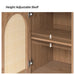 Emily 30.2'' 2 - Rattan Door Accent Cabinet with Solid Wood Legs