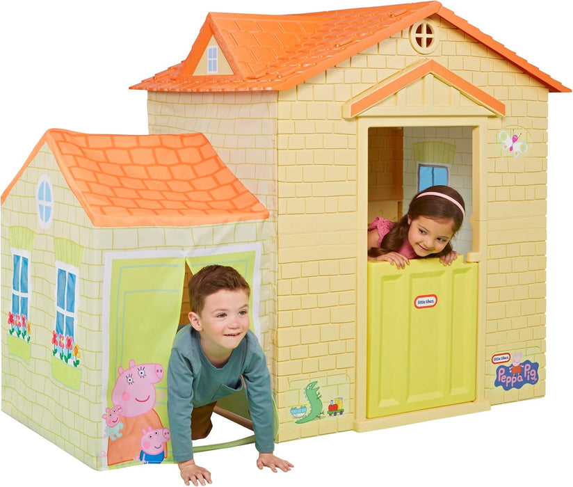 Peppa Pig Playhouse Indoor & Outdoor with Working Doors and Tunnel for Boys and Girls Ages 3+