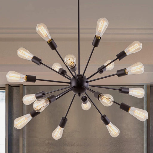 Black Sputnik Chandeliers 36 Inch Pendant Lighting