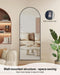 58"X19"Floor Mirror Full Length,Arched Full Length Mirror with Stand,Full Body Mirror,Hanging or Large Leaning for Bedroom Living Room Black