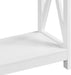 Yaheetech Console Table with Power Outlets, 40 Inches Entryway Table with Charging Station, Wood Sofa Table with Storage Shelves, Side Table, for Hallway, Bedroom, Living Room, Foyer, White