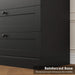 6 Drawer Dresser for Bedroom, 52" Tall Dresser & Chest of Drawers, 29" W Wood Drawer Chest, Modern Vertical Storage Cabinet for Living Room, Entryway, Hallway, Black