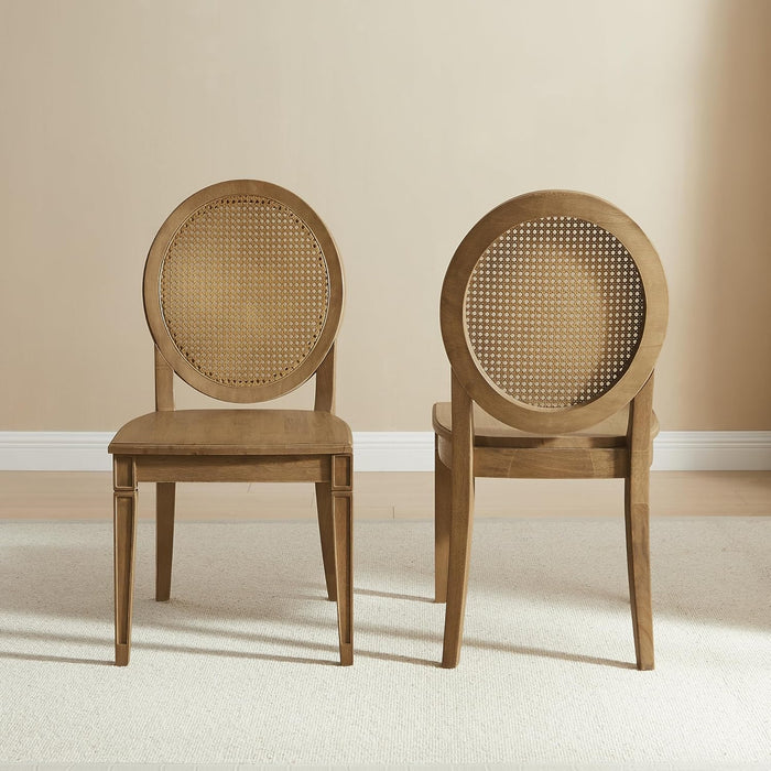 Katia Cane-Back Dining Chairs, Set of 2
