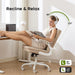 Home Office Desk Chair, Fabric Flip-Up Armrests Comfy Task Chair