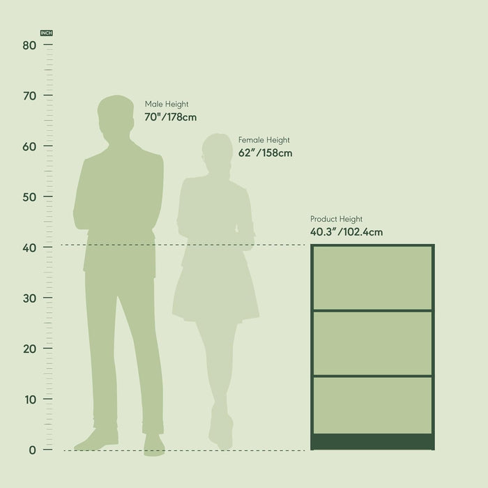 JAYA Simple Home 3-Tier Adjustable Shelf Bookcase, Black