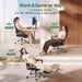 Ergonomic Office Chair with Footrest, 90-145° Reclining Desk Chair