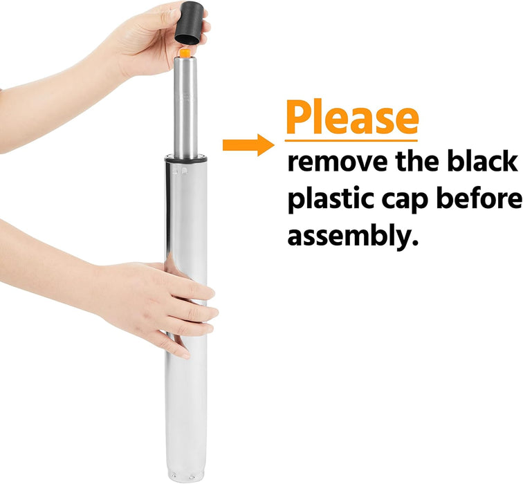 Modern Bar Stools Set of 2 Swivel Kitchen Stool Height Adjustable Square Counter Stool with Back&Armrest PU Leather Stool, Light Grey