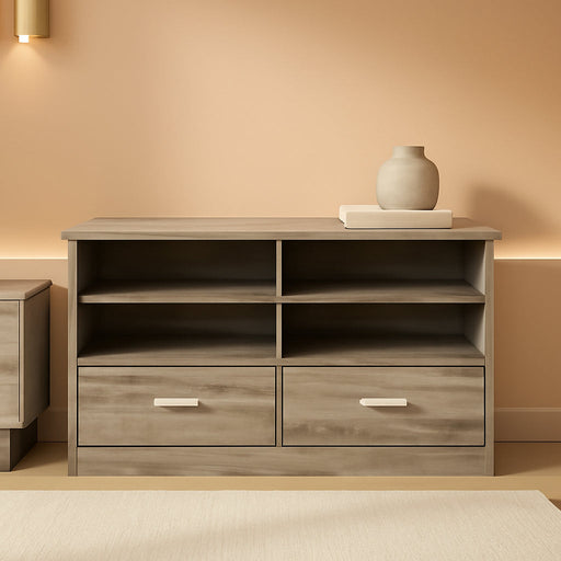 Jensen TV Stand with Drawer, French Oak, Large