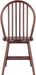 Windsor 2-Piece Chair Set, Solid Wood, Walnut Finish